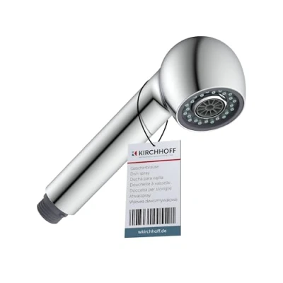 Abbildung von Kirchhoff Waschbeckendusche, Geschirrbrause, Chrom, 1/2&quot;, Brausekopf für Niederdruck Armatur Küche