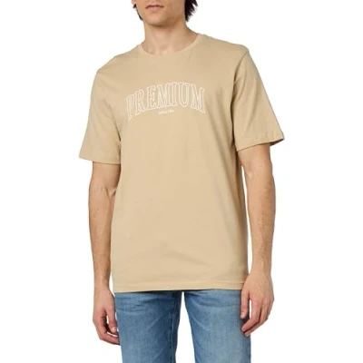 Abbildung von JACK&amp;JONES Herren JPRBLUMALIK SS Tee Crew Neck FST T Shirt, Fields of Rye, XS