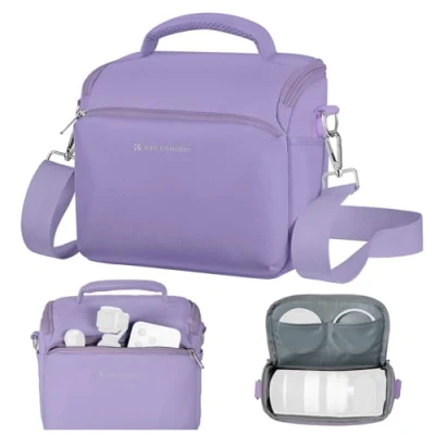 Abbildung von K&amp;F Concept Kamera Rucksack Schultertasche SLR Taschen Umhängetasche Liner Tasche für Fotografen Geeignet den täglichen Gebrauch (Lila)