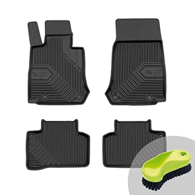 Abbildung von FROGUM No.77 Gummimatten Ganzjahresset von Auto Fußmatten Autofussmatten für Mercedes Benz GLC X253 ab 2015 Langlebiges TPE Material