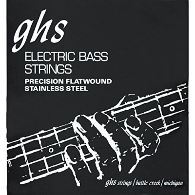 Abbildung von GHS Precision Flatwound M3050 Bass String Set, 4 String, Medium, .045 .105