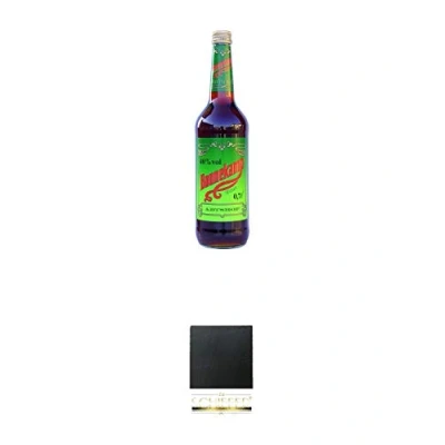 Abbildung von Abtshof Boonekamp 0,7 Liter + Schiefer Glasuntersetzer eckig ca. 9,5 cm Durchmesser