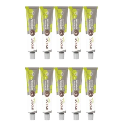 Abbildung von 10 Tube Lindesa® NATUR (50ml) Handcreme mit Avocadoöl und Bienenwachs