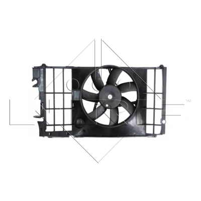 Abbildung von NRF 47740 Lüfter 323 12 150 mit Kühlerlüfterrahmen (Zarge) CITROËN: Berlingo / First I, ZX Schrägheck