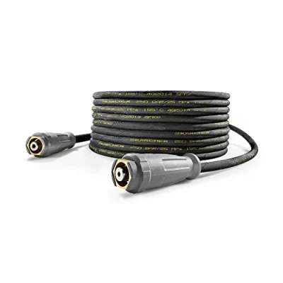 Abbildung von Kärcher Hochdruckschlauch, 10 m, DN 6, 250 bar, 2 x EASY!Lock, Schlauch, Kärcher, HD 4/11 C Bp, Bp Pack, 4/9 P 110V, 5/11 240V, Car, Car..., Schwarz, Grau, 1 Stück(e)