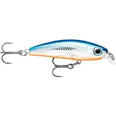 Abbildung von Rapala Ultra Light Minnow Angelköder mit Spezieller Tauchschaufel Süßwasser Spinnköder Lauftiefe 0,6 0,9m Fischköder 6cm, 4g Hergestellt in Estland Silver Blue