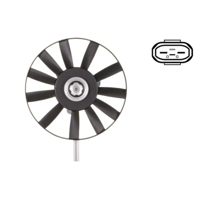 Abbildung von MAHLE ORIGINAL CFF 12 000S Lüfter für Fahrzeuge mit Anhängevorrichtung, Klimaanlage 303 450/250/80 elektrisch