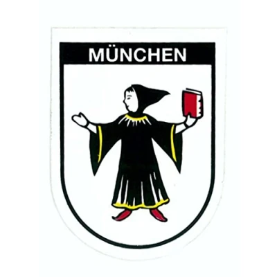 Abbildung von carstyling XXL Aufkleber Wappen München 60 x 45 mm
