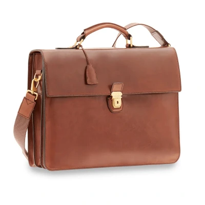 Abbildung von The Bridge Notebooktasche, Herren, Größe: One Size, Marrone/oro
