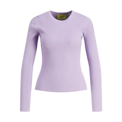 Abbildung von JJXX Damen Jxjodi Tight Crew Neck Knit, Lilac Breeze, XS