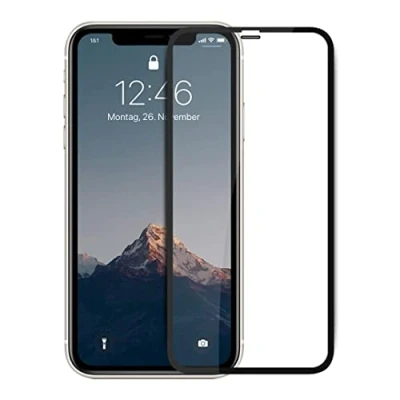 Abbildung von Woodcessories Japanisches 3D Schutzglas kompatibel mit iPhone 11 Pro Max/Xs Max