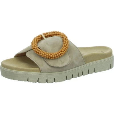 Abbildung von Gabor Pantolette flach, Damen, Größe: 38, Caramel Schuhe