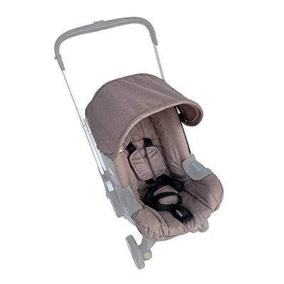 Abbildung von Wickelsitz Set, Baldachin Sonnenschutz, kompatibel mit Doona Kinderwagen (khaki)