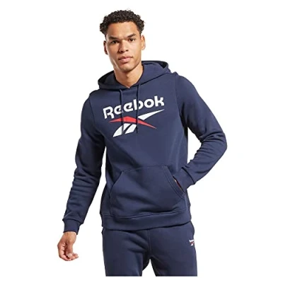 Abbildung von Reebok LOGO HOOD Kapuzenpullover, Herren, Größe: Medium, Vector navy