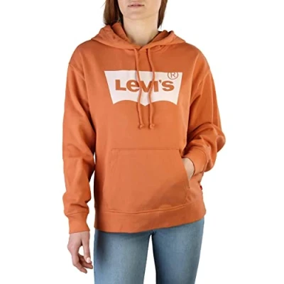 Abbildung von Levi&#039;s Damen Graphic Standard Hooded Sweatshirt Hoodie, Batwing Autumn Leaf, S