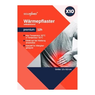 Abbildung von hausleben Wärmepflaster Wärmekissen Körperwärmer Rückenwärmer (10 St), gegen Schmerzen 20 Stück Für Allergiker geeignet