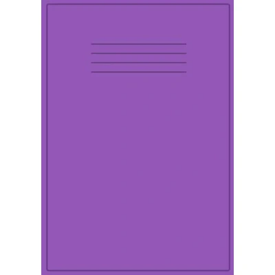 Abbildung von 7mm Squared Paper Maths Exercise Book: A5, 100 Pages, 90gsm A5 Books 7 mm Squares Jotter / Grid Notebook for Kids ... School, Home, Office, Writing Purple Cover