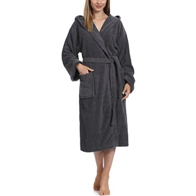 Abbildung von Ladeheid Bademantel, Damen, Größe: Large, Graphite