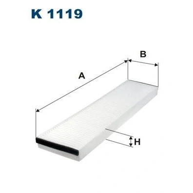 Abbildung von Filter, Innenraumluft FILTRON K 1119