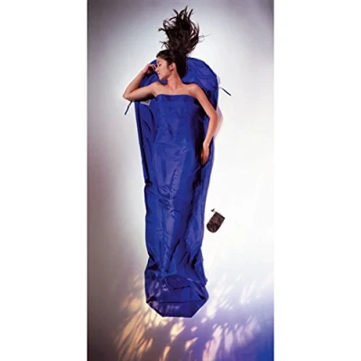 Abbildung von Cocoon Innenschlafsack Mumie Hüttenschlafsack (Blau One Size) Schlafsäcke