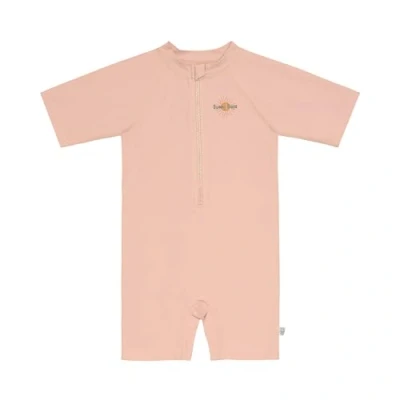 Abbildung von LÄSSIG Baby Kinder Schwimmanzug Badeanzug kurzarm UV Schutz/Short Sleeve Sunsuit pink, 13 18 Monate, Größe: 86