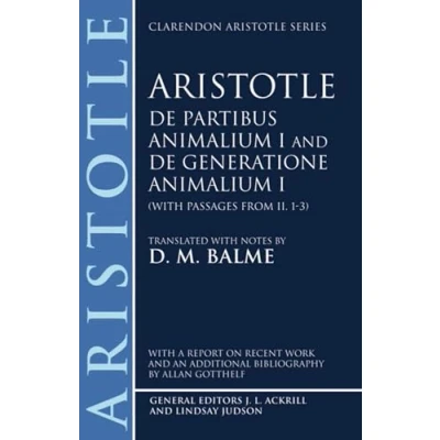 Abbildung von Aristotle De Partibus Animalium I and Generatione (With Passages from II.1 3) (Clarendon Series)