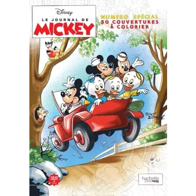 Abbildung von Le Journal de Mickey: Numéro spécial 50 couvertures à colorier