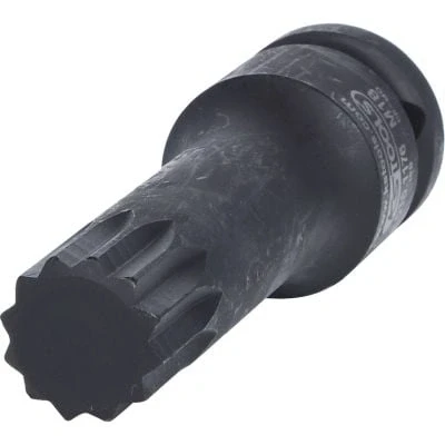 Abbildung von KS TOOLS 515.1176 Kraft Stecknuss M18, M 18 12,5 (1/2&quot;) Innenvielzahn, Außenvielzahn