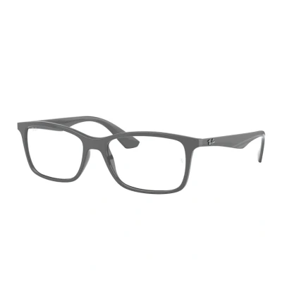Abbildung von Ray Ban Unisex RX7047 2000 Rahmen von BRILLEN Injiziert Schwarz Transparent Quadratisch Normal