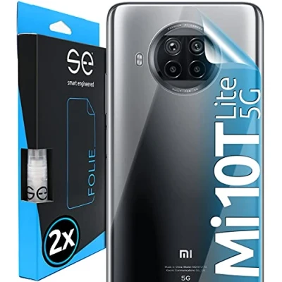 Abbildung von smart engineered Entspiegelte Schutzfolie kompatibel mit Xiaomi Mi 10T Lite 5G, selbstheilende Schutzglasfolie, HD Displayschutzfolie, Anti Kratzen, Bläschen, Alter. Schutzglas se®