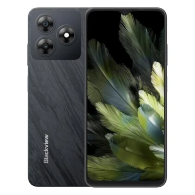 Abbildung von Blackview Wave 8 4G Android 14 Smartphone ohne Vertrag, 12GB+256GB (2TB Externer SD), 6,56&#039;&#039; HD+ Bildschirm (Augenkomfort Modus), 13MP+8MP, Dual SIM Handy, Smart K Box Lautsprecher, GPS Schwarz