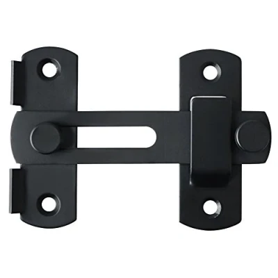 Abbildung von SAYAYO Türriegel Edelstahl Riegelschloss Klein Schiebetür Schloss Türschloss Flip Latch mit Fester Schraube, Torriegel Schwarz für Tor, Fenster, Schlafzimmer
