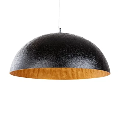 Abbildung von riess ambiente Pendelleuchte GLOW 70cm weiß / gold, ohne Leuchtmittel, Modern Design