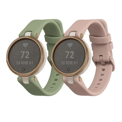 Abbildung von kwmobile 2x Sportarmband kompatibel mit Garmin Lily Sport Armband Fitnesstracker Band Set aus TPU Silikon