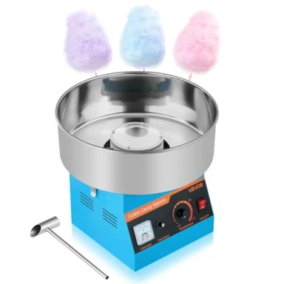 Abbildung von VEVOR Kommerzielle Zuckerwattemaschine Elektrisch 1kW Zuckerwatte Maker Blau