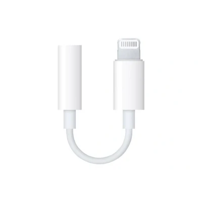 Abbildung von Apple Lightning auf 3.5mm Jack Adapter