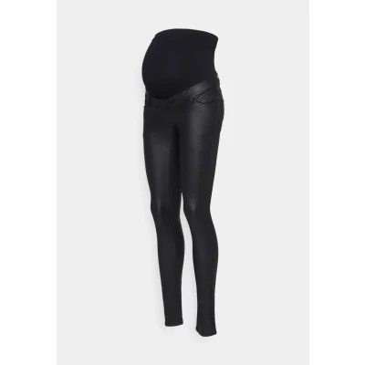 Abbildung von MAMALICIOUS Damen Vmmseven Smooth Coated Noos Pants, Black/Detail:coated, L EU