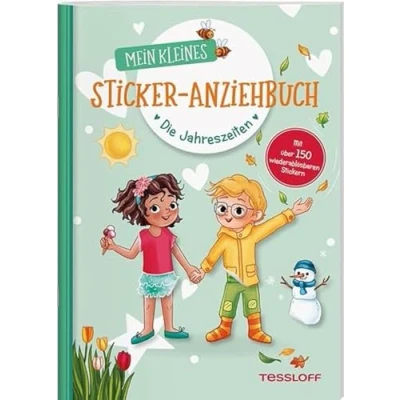 Abbildung von Mein kleines Sticker Anziehbuch. Die Jahreszeiten: Stickern, spielen, beschäftigen ab 4 Jahren. Mit über 150 wiederablösbaren Stickern