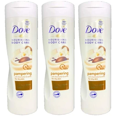 Abbildung von Dove Nourishing Body Care Pampering Shea Butter &amp; Vanilla Lotion 250 ml (6er Set)