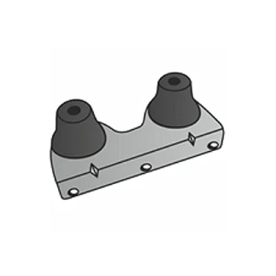 Abbildung von FA1 113 980 Halter, Abgasanlage VOLKSWAGEN: Transporter 5 Pritsche / Fahrgestell, Kastenwagen, Multivan (7HM