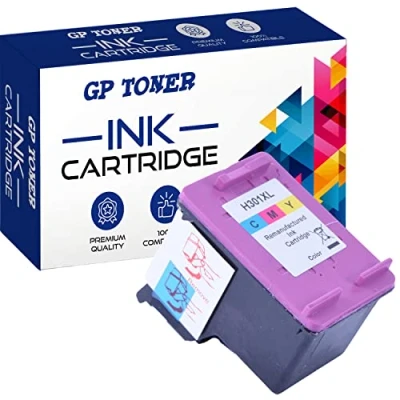 Abbildung von GP TONER Druckerpatronen Ersatz für HP 301 301XL Tintenpatronen Deskjet 1010 1050 1510 2050 2510 2540 3050 Officejet 2620 2622 4630 4635 Envy 4500 5530 4501 (301XL Farbig)