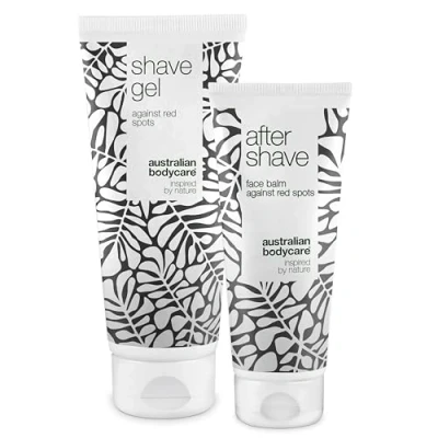 Abbildung von Rasier Set für Männer mit Teebaumöl Rasiergel &amp; After Shave Kombination glatte angenehme Rasuren Ideal empfindliche Haut Feuchtigkeitsspendende Formel Hochleistungs Rasierprodukte