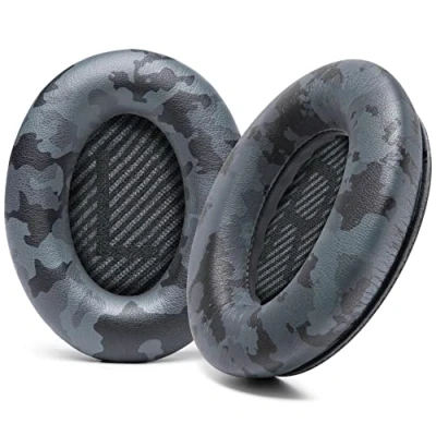 Abbildung von WC Wicked Cushions Ersatzohrpolster Kompatibel mit Bose QuietComfort 35 (QC35) &amp; 35ii (QC35ii) Kopfhörern mehr Verbesserter Komfort Haltbarkeit Black Camo