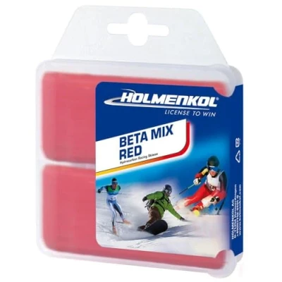 Abbildung von Holmenkol Betamix Red 2x35g Ski und Snowboardwachs