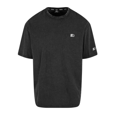 Abbildung von Starter Essential TEE Tshirt basic, Herren, Größe: Medium, Black acid washed