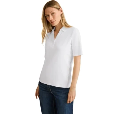 Abbildung von Cecil Poloshirt, Damen, Größe: XS, Weiß