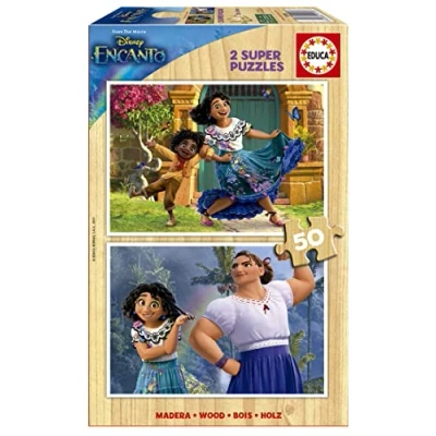 Abbildung von Educa Disney Encanto Puzzle Madera Wood 2 x 50