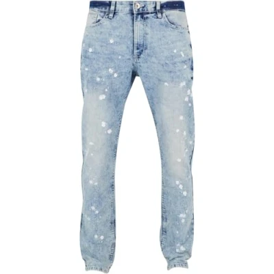 Abbildung von Southpole Herren Stretch Signature Denim Hose, lt. Sand Splatter, 30/30