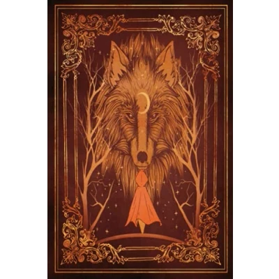 Abbildung von Wolfsmädchen: Liniertes Notizbuch 120 Seiten Fantasy Märchen Magie (Magische Notizbücher)