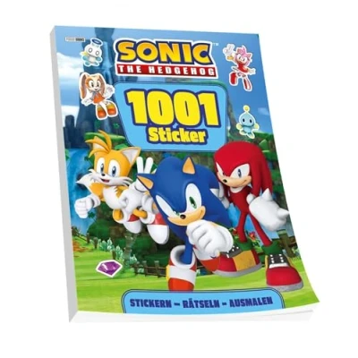 Abbildung von Sonic The Hedgehog: 1001 Sticker: Stickern Rätseln Ausmalen: Activityblock mit